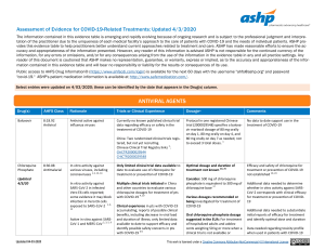 ASHP-COVID-19-Evidence-Table