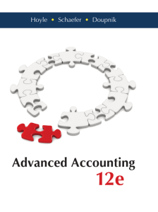 Joe Ben Hoyle, Thomas Schaefer, Timothy Doupnik - Advanced Accounting-McGraw Hill (2015)