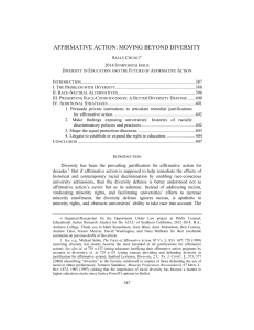 chung NYU Law Review Great Article on How to Improve Affirmative Action-Antisubordination updated