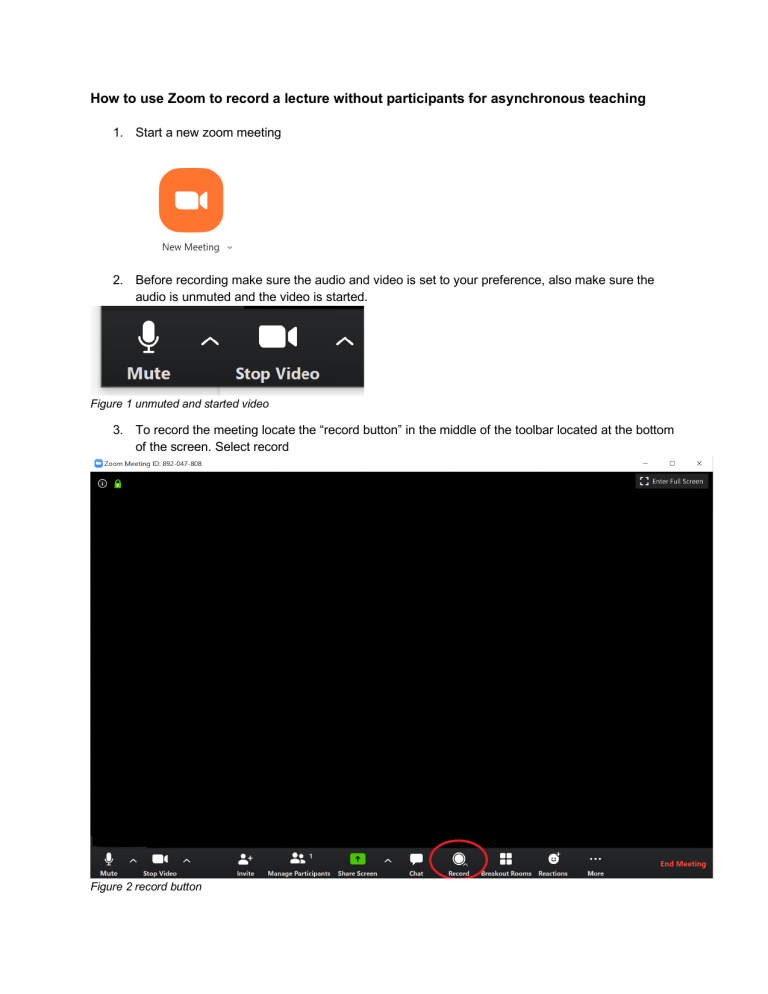 howtousezoomprerecordingasynchronousteaching