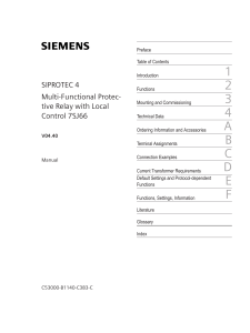 7SJ66 Manual AC us