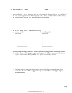 AP Practice Problem for Chapter 7-1