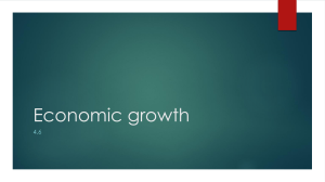 4.6 Economic growth