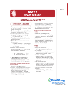 Osmosis Heart Failure Notes
