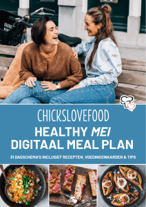 Healthy meal plan mei