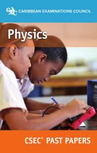 CSEC® Physics Past Papers