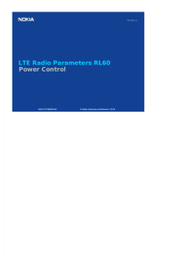 LTE Radio Parameters RL60 - Power Control-Nokia - PDF Free Download