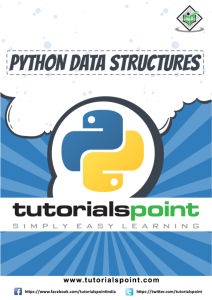 python data structure tutorial