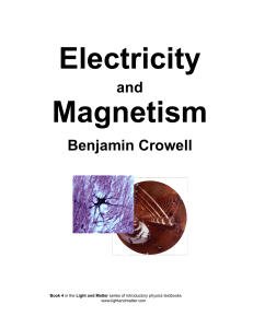 (ebook - PDF - Science) Physics - Electricity and Magnetism [Crowell]