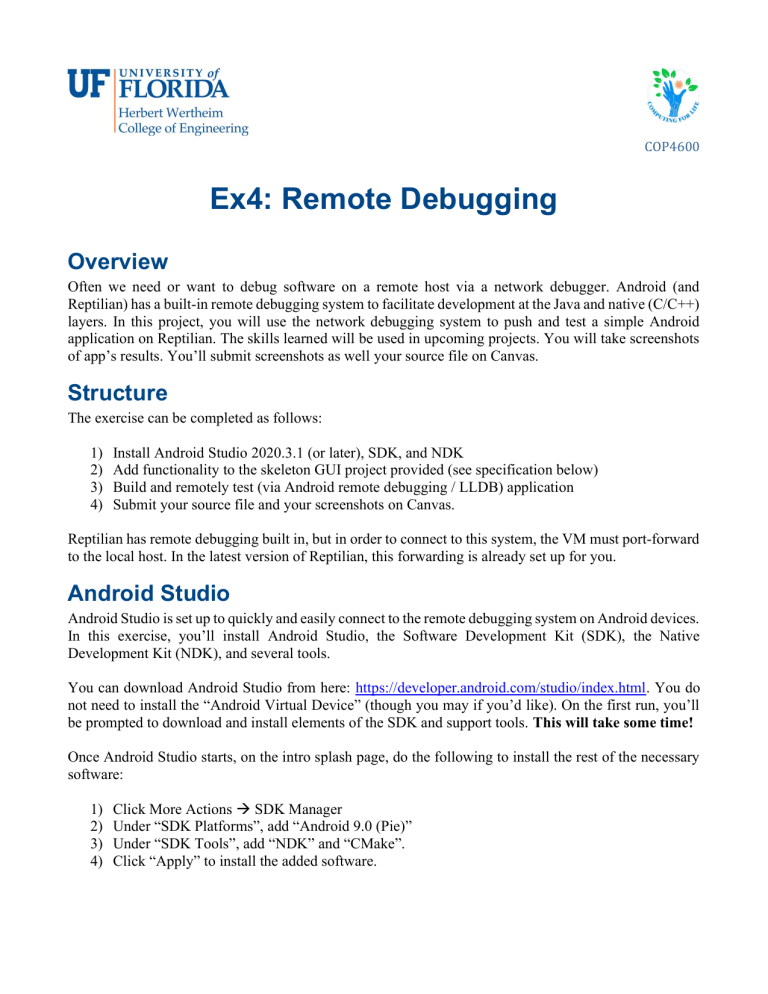Ex4 - Remote Debugging