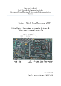 Digital Signal Processing (DSP)