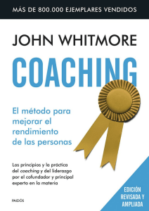 Coaching el mÃ©todo para mejorar el rendimiento de las personas