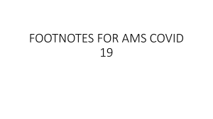 FOOTNOTES FOR AMS COVID 19