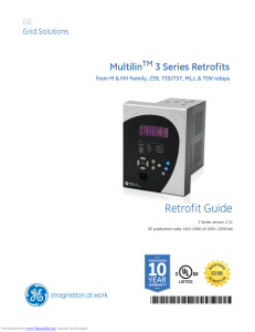 multilin 3 series manual