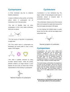 Cycloalkanes