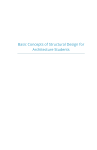Basic Concepts of Structural Design for Architecture Students
