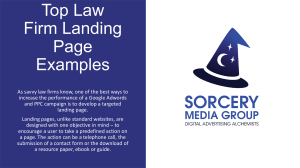 Best 21 Law Firm Landing Pages