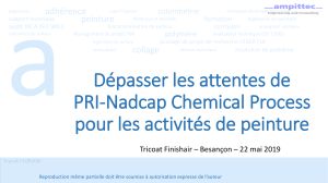 Dépasser les attentes de PRI-Nadcap Chemical Process peinture