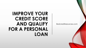bad credit personal loans online