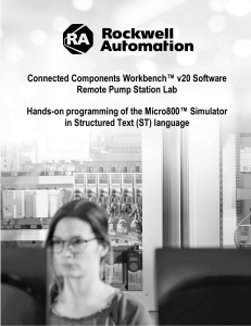 Software Remote Pump Station Application Lab