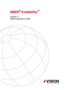 MIMIX Availability. Version 7.1 MIMIX Operations 5250