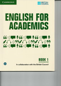 English for Academics Book 1