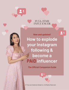 Successful Influencer Training Workbook by Tina Lee
