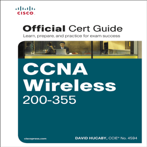 (Certification Guide) David Hucaby - CCNA Wireless 200-355 Official Cert Guide-Cisco Press (2016)