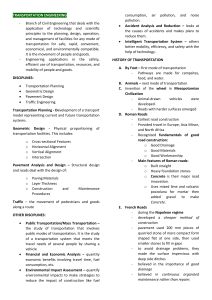 TRANSPORTATION ENGINEERING