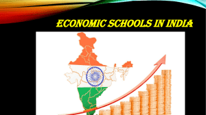 ECONOMIC SCHOOLS IN INDIA