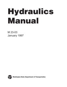 Hydraulics Manual