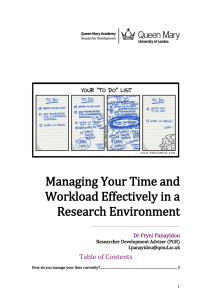 Managing your time - handbook Dec2021