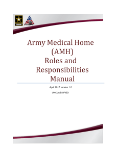 AMH Roles and Responsibilities Manual April 2017