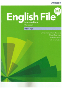 English File 4th edition Intermediate Workbook
