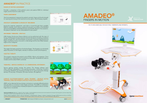 Factsheet Amadeo V1 en screen
