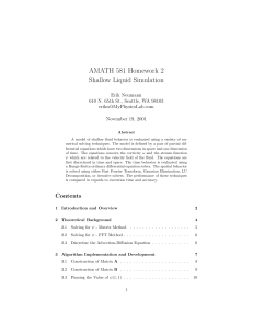 simulation Shallow Liquid Simulation