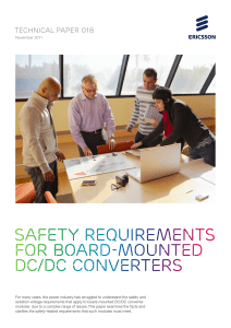 Safety Requirements for Board-Mounted DC/DC Converters