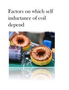 Factors On Which Self Inductance Of Coil