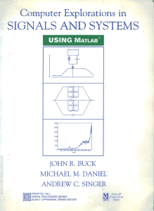 exploratins in signals and systems matlab