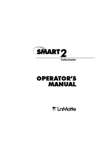LaMotte Smart 2 Colorimeter Manual