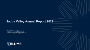 Indus Valley Annual Report 2022