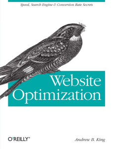 Website Optimization. Speed, SEO and Conversion Rate Secrets ( PDFDrive )