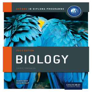 IB Biology Course Book 2014 - Allott, Andrew, Mindorff, David