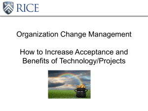Organization Change Management