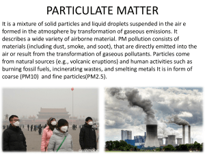 particulate matter