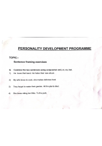 PDP work sheet 