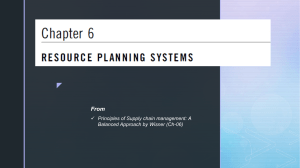 Ch - 06 (Resource Planning System) [Autosaved]