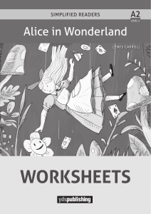 A2 - ALICE IN WONDERLAND WORKSHEETS