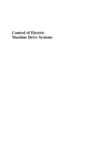 Control of ELectric Machine Drive Systems