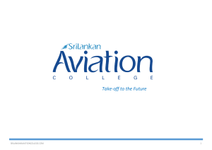 SriLankan Aviation College Training Portfolio